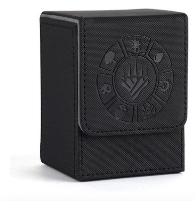 Arkeiliy MTG Deck Box 110+ Card Storage with 50 Sleeves Black