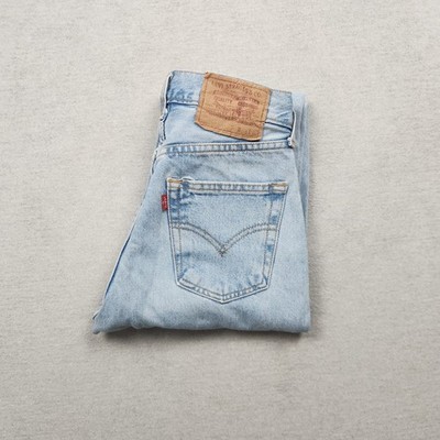 Vintage Levi's 534 04 Herren Jeans 90er Hose W27 L26 Denim Blau Tapered Malta