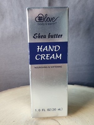Love Body & Earth Nourishing & Softening SHEA BUTTER HAND & NAIL CREAM  1 fl oz