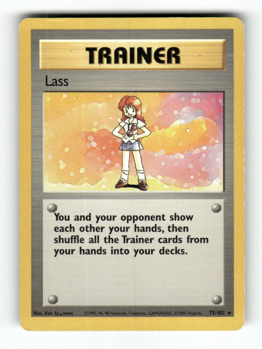 Lass - 104/130 - Base Set 2 - Pokemon - Rare - MP
