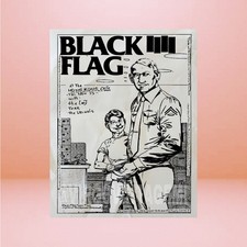 Black Flag Concert Flyer (November 23, 1979 at The Hong Kong Cafe in LA)