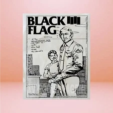 Black Flag Concert Flyer (November 23, 1979 at The Hong Kong Cafe in LA)