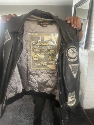 Avirex Vintage Authentic Leather Jacket 3XL