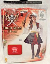 Rubies Buccaneer High Seas Pirate Halloween Costume Child Size Small 4-6