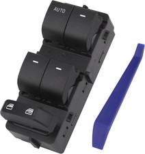 Power Window Switch Control Button Driver Side Compatible with 2008-2012 Ford F2