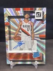 2022-23 Donruss Shaedon Sharpe #207 Rated Rookie AUTO Holo Laser 43/99 BW3