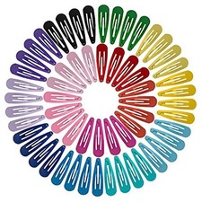 60 Pcs Hair Barrettes, Non-Slip Hair Clips, 2 60 Count Pack of 1 mixed color