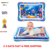 Inflatable Tummy Time Water Mat for Babies and Toddlers 3 to 24 Months