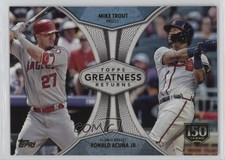 2019 Topps Greatness Returns 150th Anniversary Mike Trout Ronald Acuna Jr za5