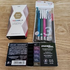 uni-ball one, SARASA NAMO, Pentel ballpoint pen set