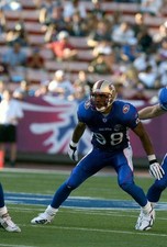Julian Peterson NFC in action v the AFC at the NFL Pro Bowl Game o- 2004 Photo 3