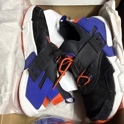 Nike Air Huarache Drift Premium Black Violet Rush Orange Men's Shoes AH7335-002