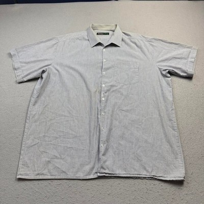 Vintage Westbury Pinstripe Short Sleeve Button Up Shirt