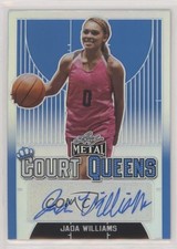 2021-22 Leaf Metal Court Queens Blue Rainbow /50 Jada Williams #CQ-JW1 Auto 0nj5