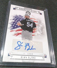 2024 Panini Boys of Summer American Glory Rookie Autograph Sean Burke #d 102/149