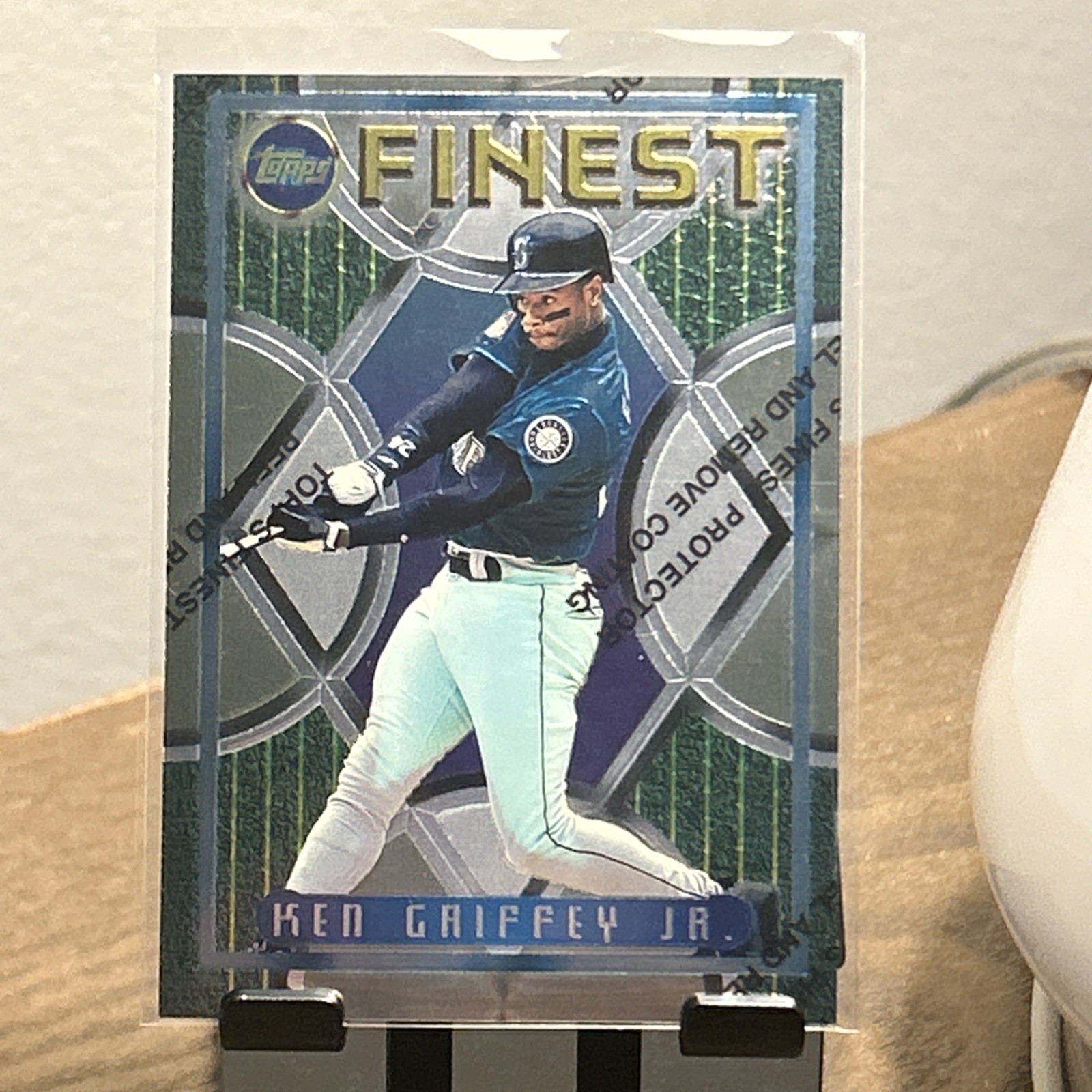 1995 Topps Finest w Coating #118 Ken Griffey Jr Seattle mariners HOF