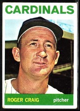 1964  TOPPS  # 295    ROGER  CRAIG    CARDINALS