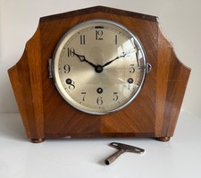 Vintage German Westminster Whittington Mantel Clock w/Key & Pendulum – Repair