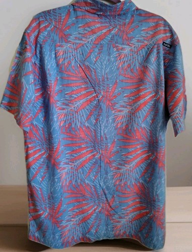Salt Life Size XL Jungle Style Button Short Sleeve Pocket Rayon/Cotton - Picture 6 of 8