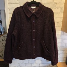 Cecil Blazer Jacke, bordeaux rot, Boucle mit Cord, Gr.  XL - NEU OHNE ETIKETT!