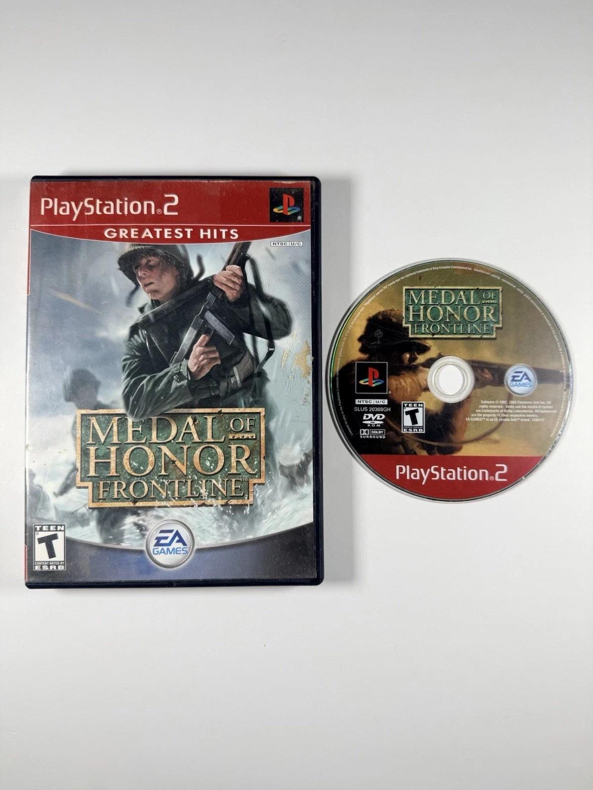 Medal of Honor: Frontline Greatest Hits (Sony PlayStation 2 PS2, 2002) No Manual