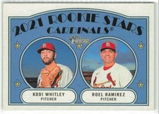 Kodi Whitley Roel Ramirez RC 2021 Topps Heritage 2021 Rookie Stars St. Louis