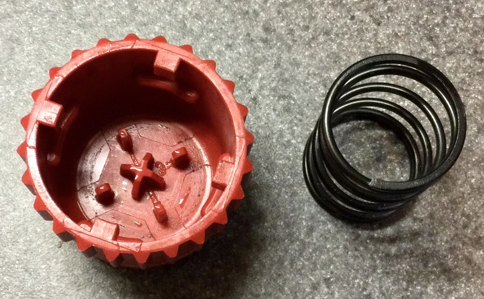 Snapper 60V ST60V Cordless String Trimmer Replacement OEM Bump Knob w/Spring - Image 2 of 2