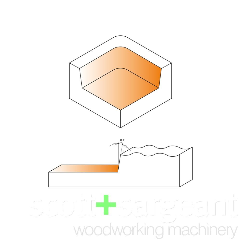 CMT 178 Spoilboard Surfacing Cutter Hw S-6.35 D-25 Price is Inc VAT@20%