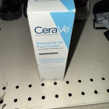 CeraVe Renewing SA Foot Cream Softens Extremely Dry Rough Cracked Skin DAMAGED