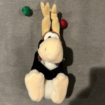 15'' Opus Penguin Reindeer Plush Stuffed Animal Dakin Bloom County Christmas 1985