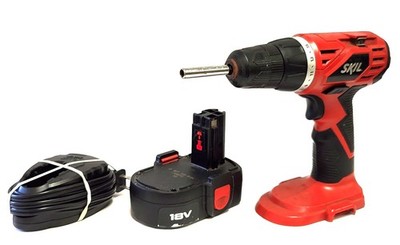 SKIL 2260 18V CORDLESS DRILL, SC7218 CHARGING DOCK, & SKL180BAT BATTERY PACK