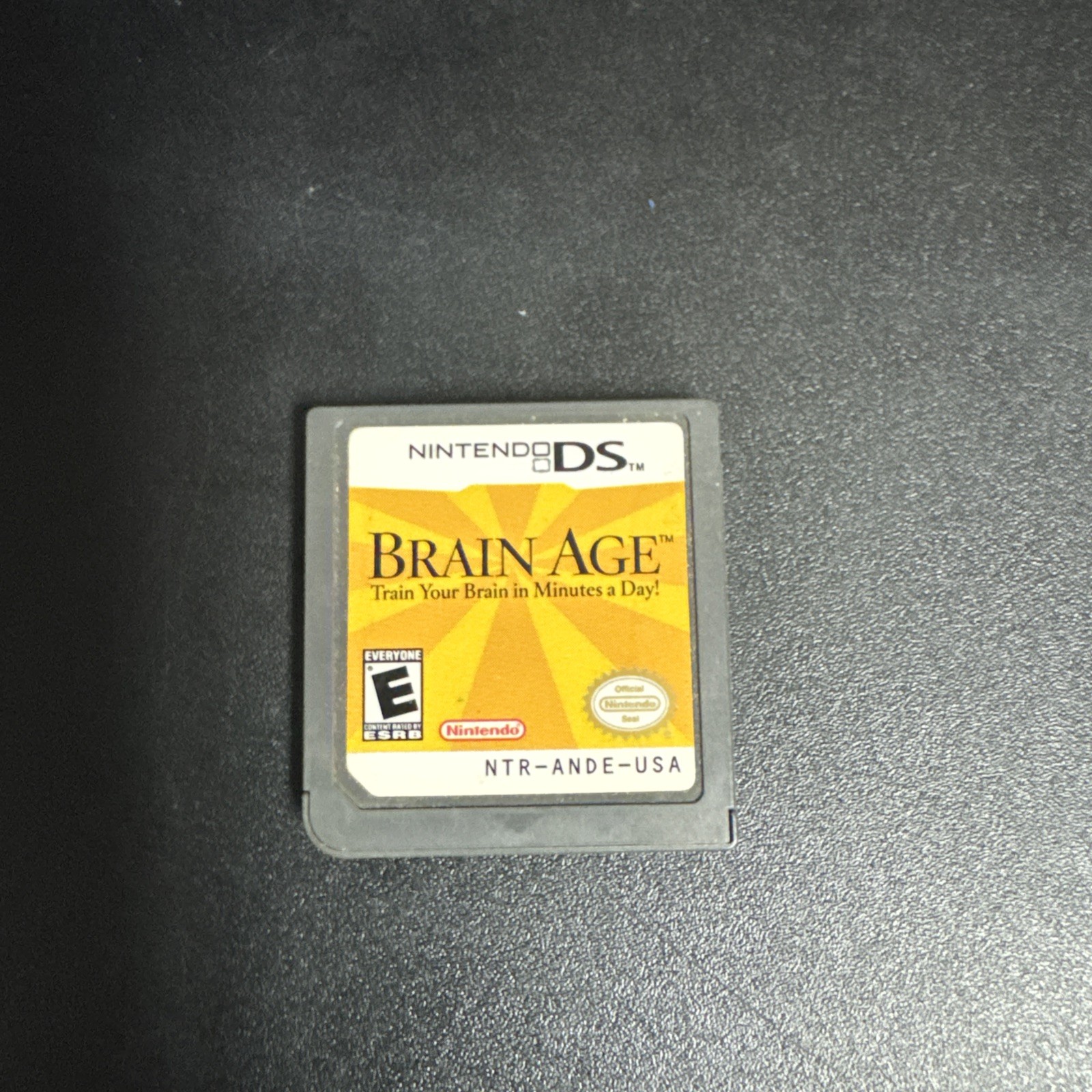 Nintendo DS Brain Age Train Your Brain In Minutes A Day Game / Cartridge Only