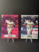 Topps 2025 Stadium Club-Freddie Freeman Pink Parallel-LA Dodgers- #168 And Base