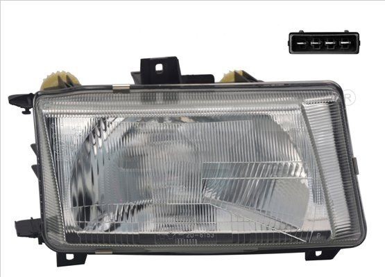 Phare droite H4 20-6153-05-2 TYC pour VW POLO III CLASSIC POLO Variant - Image 2