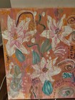 Original Abstract Floral Acrylic Painting on Canvas Unframed Contemporary Art — photo 4