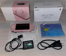 Sony PSP-3000 PSP 3000 Console Pink Region Free w/adapter - Excellent