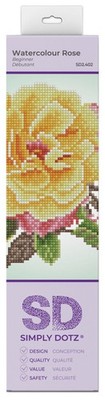 Diamond Dotz Simply Dotz Diamond Art Kit 9.8''X9''-Watercolour Rose