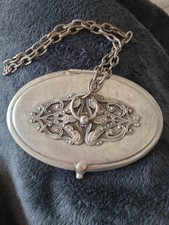 Antique Ornate Handbag Purse Frame Top Only w Mirror