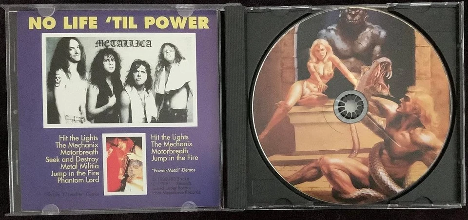 METALLICA NO LIFE 'TIL POWER CD NO LIFE TIL LEATHER DEMOS BAY AREA THRASH METAL - Image 3 of 4