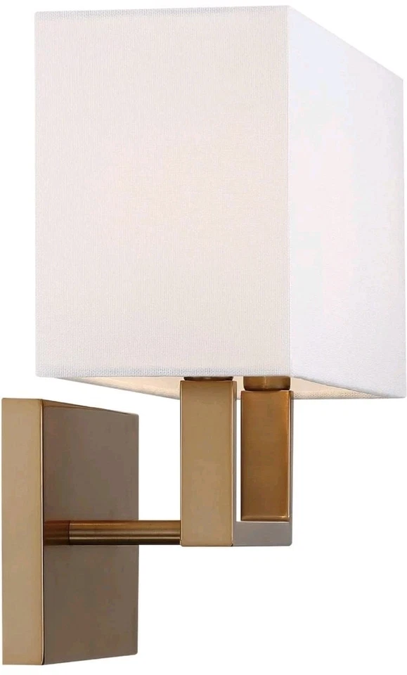 Бра для ванной Nuvo Lighting 60/6717 Tribeca 2 лампы высота 12 дюймов - белое - Изображение 4 из 4