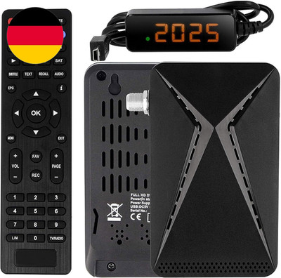 26100 Mini Sat Receiver DVB-S2 /ARD & ZDF SD Shut-Off/Full HD 1080P Digital Rece