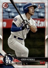 2018 Bowman Prospects #BP23 Jeren Kendall Los Angeles Dodgers