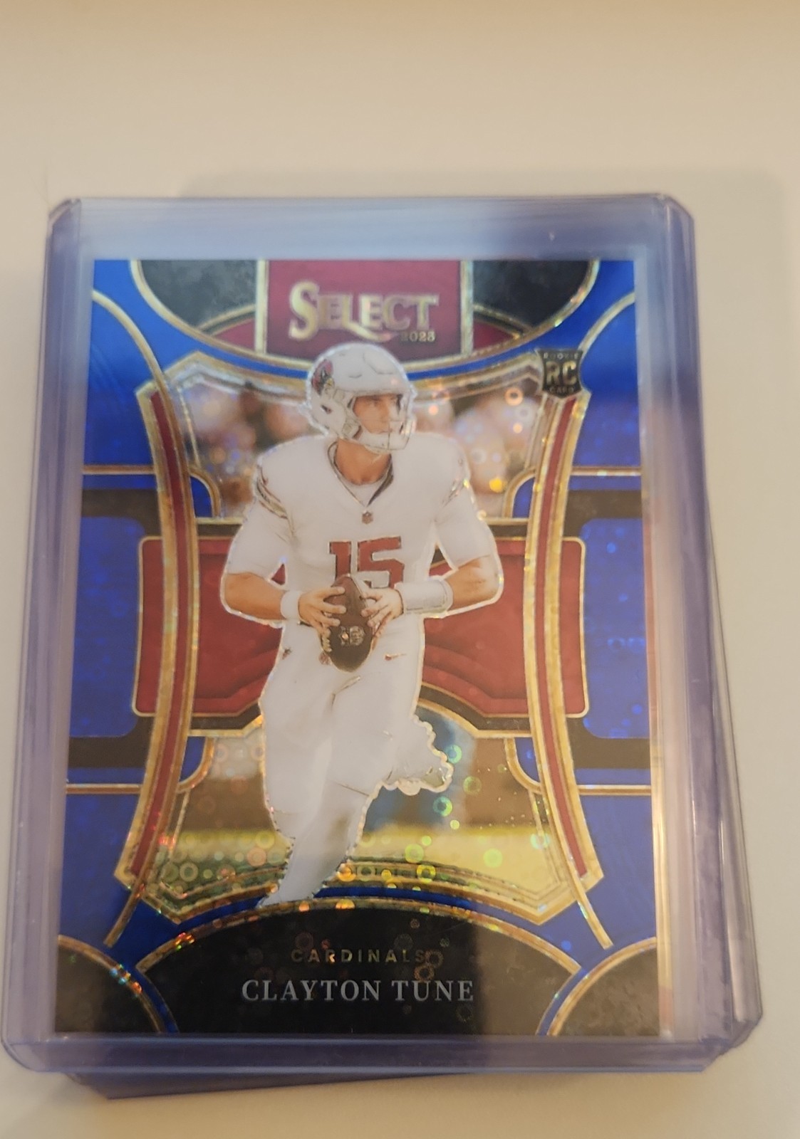 2023 Panini Select - Suite Level Clayton Tune #402 Blue Disco Prizm /25 (RC)