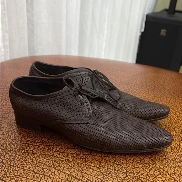 SERGIO ROSSI $895 Leather Loafer Shoes US8 UK7 EU41 Grey Logo Made in Italy Surge Loafer - Black | Sergio Rossi main image 4
