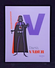 SHAG Star Wars Celebration Alphabet Print 2020 Artist Series Darth Vader