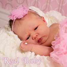 Summer Rain Awake Authentic 18" Reborn Doll Kit by Bountiful Baby Realborn/COA