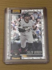 2026 Topps Caleb Durbin Milwaukee Brewers #297 Series One Baseball Card