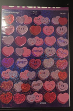 Lot Of 2-Valentines Day Sparkle/Glitter Stickers-New In Packaging-Trend Brand-