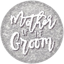 Mother Of The Groom Button of Size 2" for Wedding - Beistle
