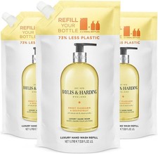 Luxury 1L Refill Sweet Mandarin & Grapefruit Hand Wash - Set of 3 Pouches 5.65 per litre